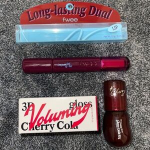FWEE lipgloss and lip duo.